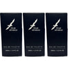 Blue Stratos EDT 100ml 3 Pack Mens Cologne Set Fresh Citrus Fragrance