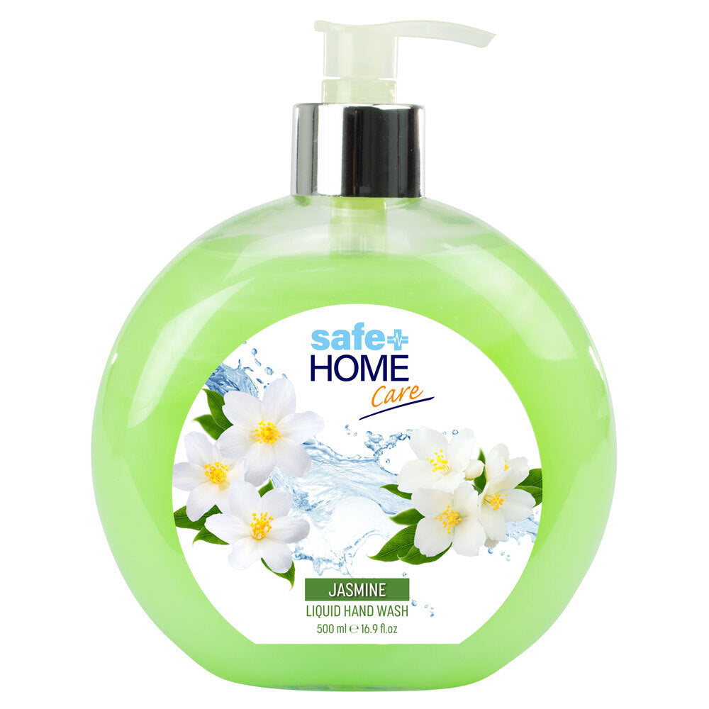 Safe Home Care Liquid Hand Soap Pump Trio 3 x 500ml Chamomile, Lavender & Jasmine