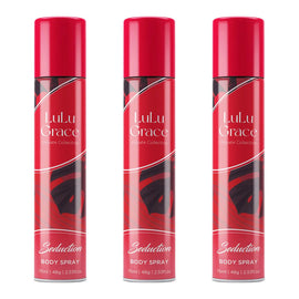 Lulu Grace Seduction Body Spray Set 3 Packs 75ml Each