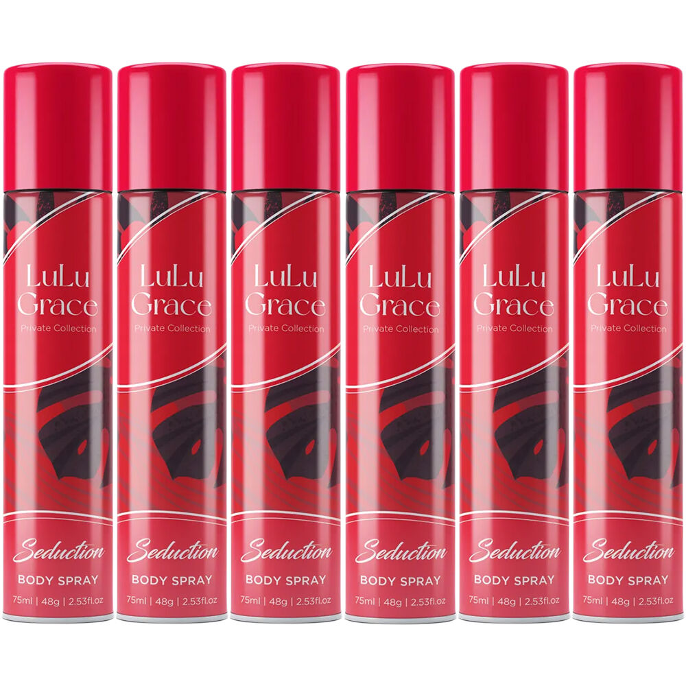 Lulu Grace Seduction Body Spray Set 6 Packs 75ml Each