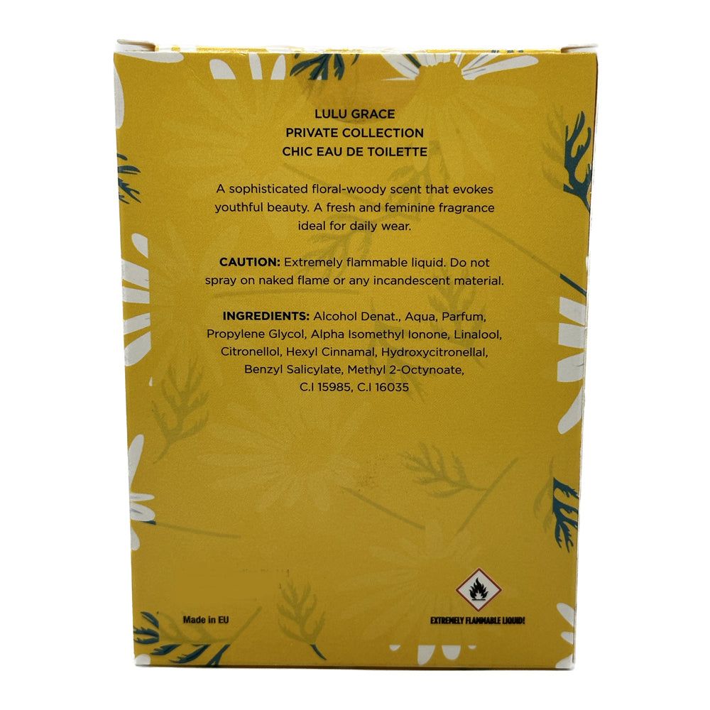 Lulu Grace 100ml Eau De Toilette EDT Chic