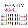 Beauty & Me 36 Colour Nail Polish Set Metallic Non Metallic Two Tone 12ml