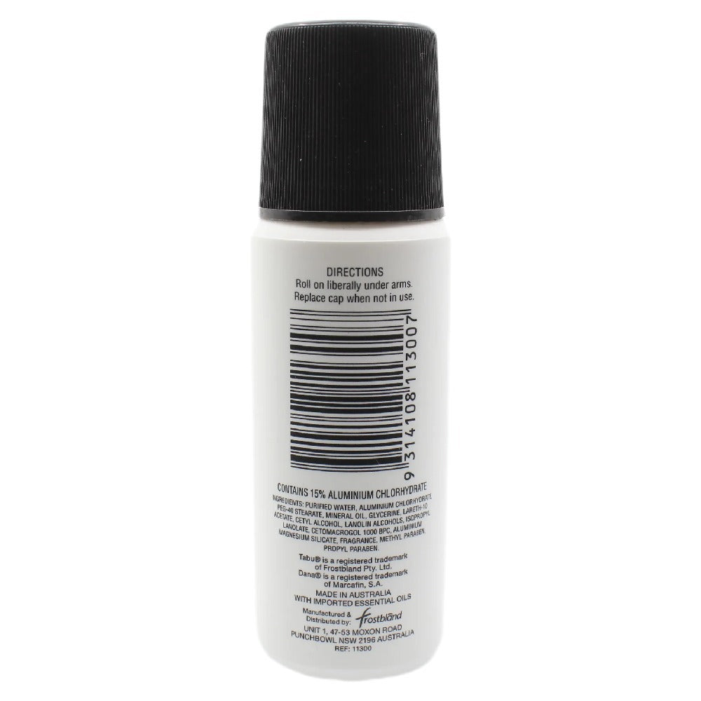 Tabu by Dana Perfumed Roll on Deodorant 100ml