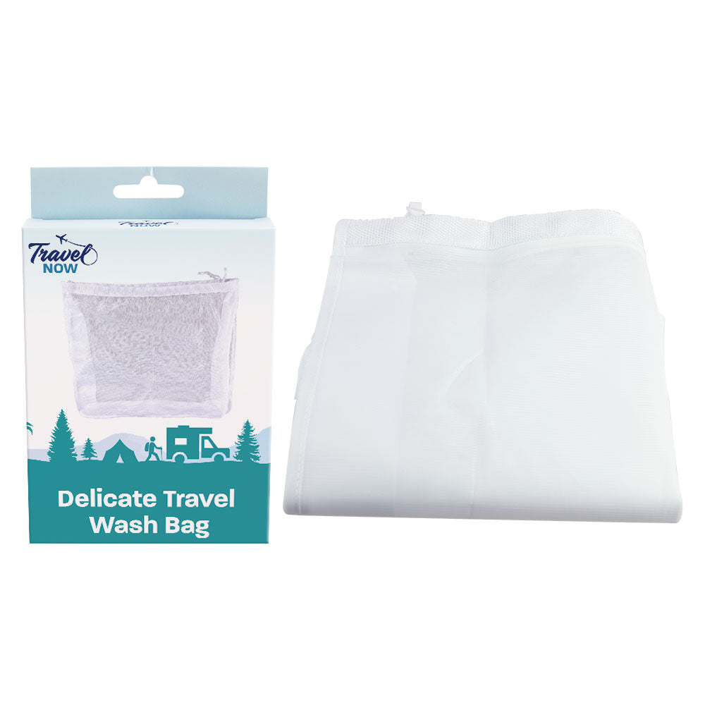 Travel Now Mesh Lingerie Wash Bag Delicates & Intimates Travel Pouch