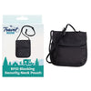 Travel Now RFID Blocking Neck Wallet Secure Travel Pouch for Passport & Cards