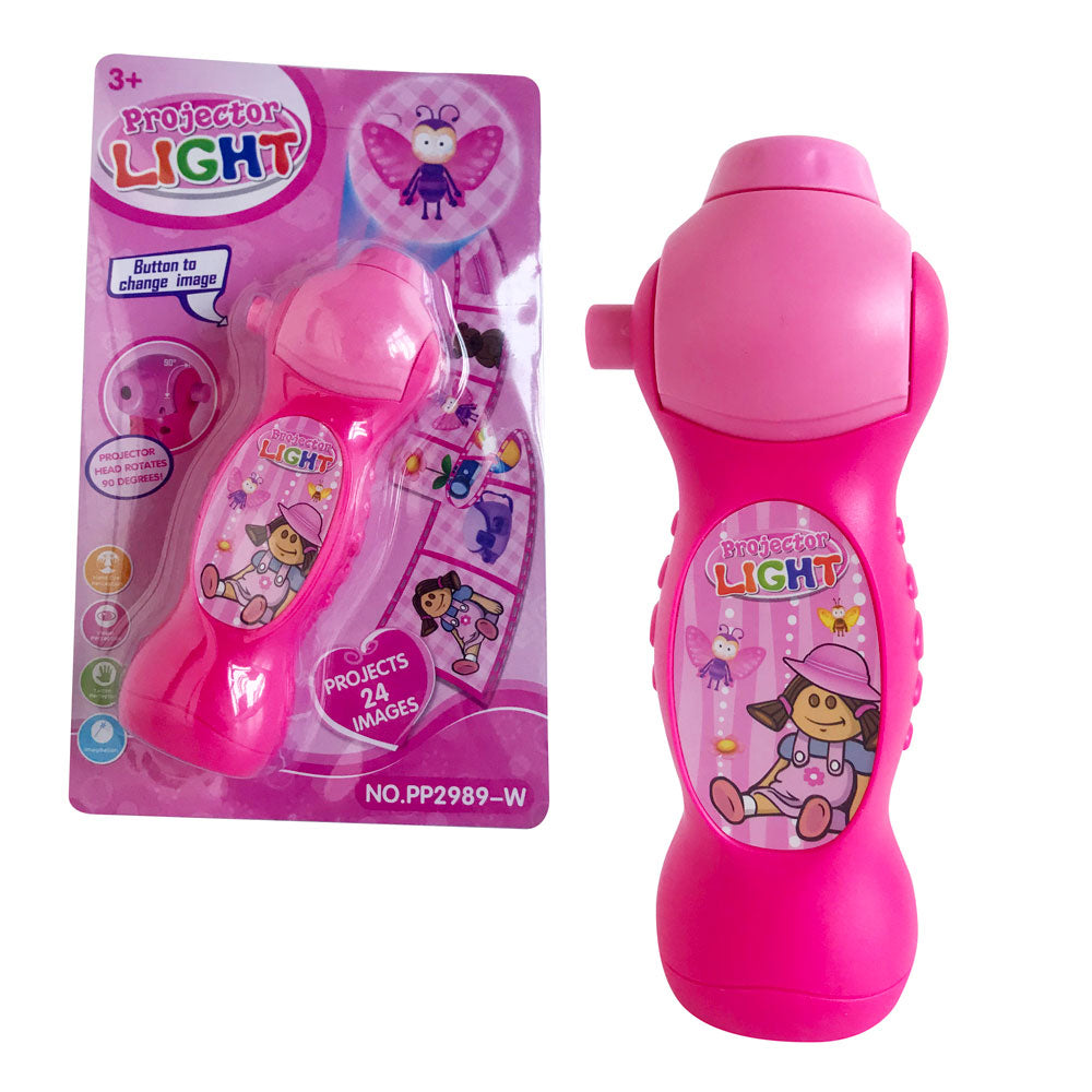 Novelty Gift Lovely Pictures Torch Projector 24 Magical Images Kids Girls Toys