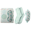 Beauty & Me Sleep Gift Set Blue Socks and Eye Mask for Travel and Home
