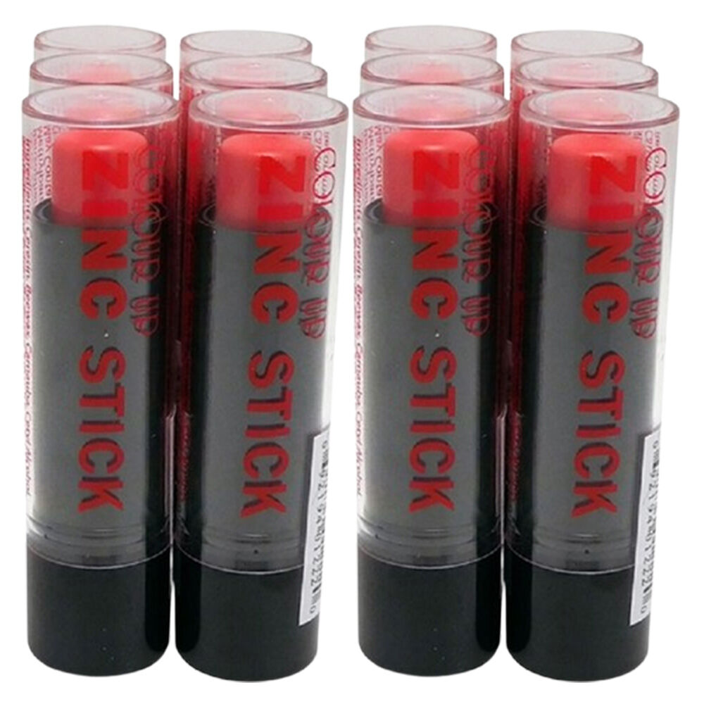 Colour Up 12Pack Zinc Stick Red