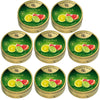 Cavendish and Harvey Citrus Fruit Drops 200g Tin Sweets Candy Lollies x 8