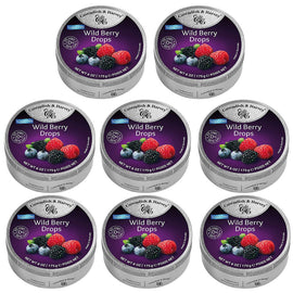 Cavendish and Harvey Tin Sweets 175g Sugar Free Wild Berry x 8