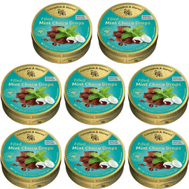 Cavendish and Harvey Filled Mint Choco Drops 130g x 8