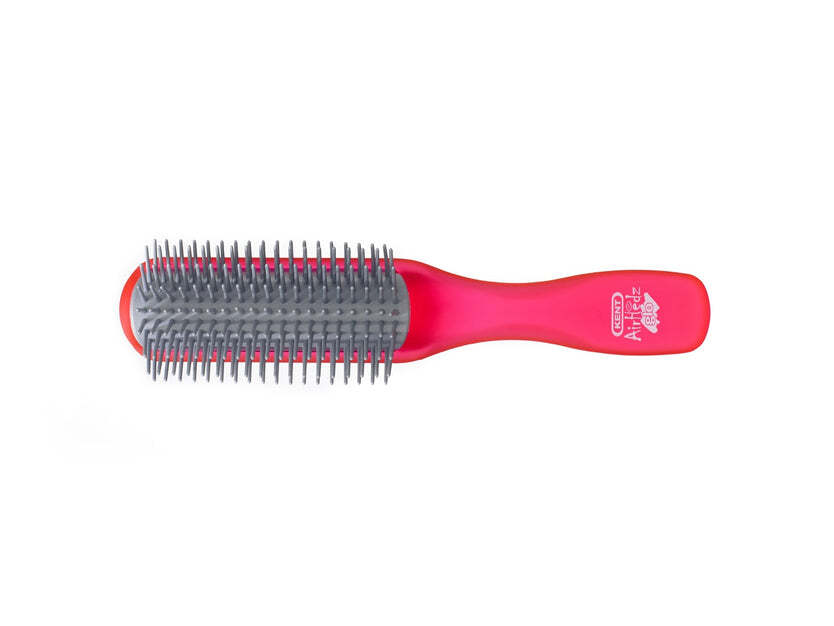 Kent Airhedz Glo Half Round Detangling Brush Red
