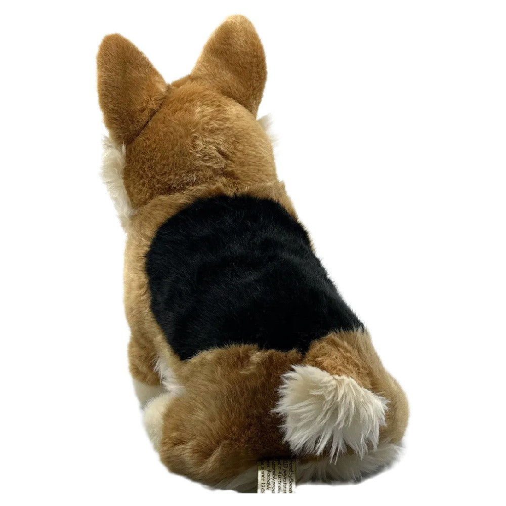 Bocchetta Plush Toys "Windsor" Corgi Plush Stuffed Dog Animal Sitting 23cm