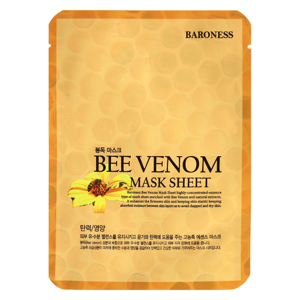 Baroness Bee Venom Face Mask Sheet 21g Hydrating & Firming Skincare