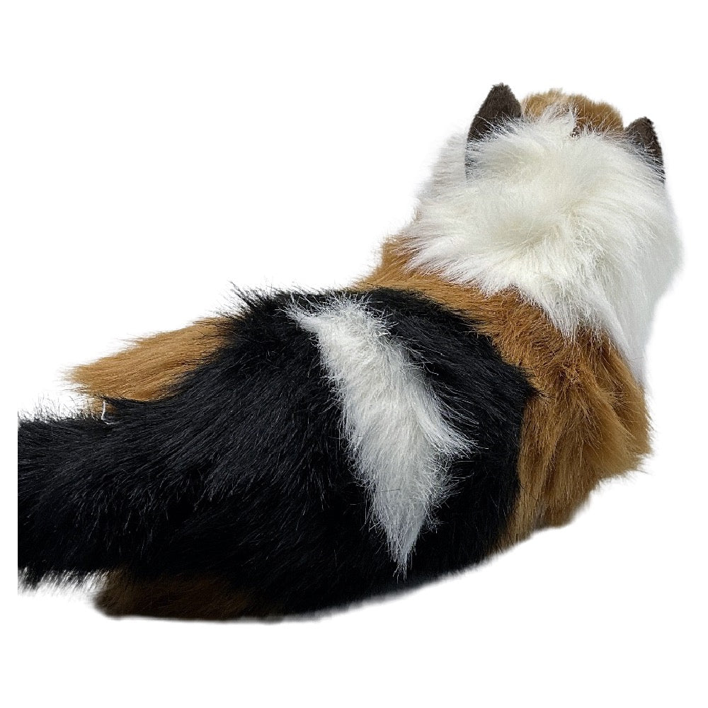 Bocchetta Plush Toys "Marmalade" Calico Cat Kitten Stuffed Animal Lying 38cm