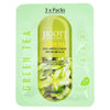 Jigott Green Tea Extract Sheet Mask 27ml Korean Cotton Hydrating Face Mask x 3