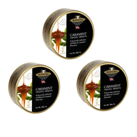Simpkins 3 x Caramint Fruit Drops 200g Tin Sweets Candy Lollies