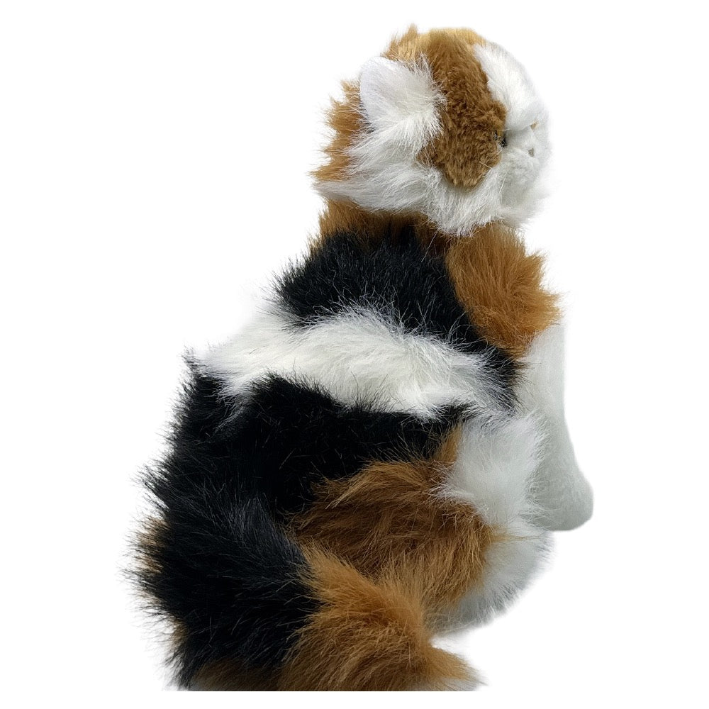 Bocchetta Plush Toys "Alfio" Calico Cat Stuffed Animal Medium Sitting 34cm