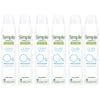 Simple Pure Deodorant Spray Aluminium Free 123g 200ml x 6 Value Pack