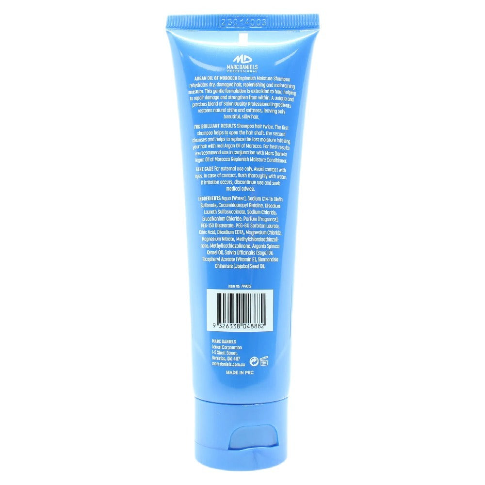 Marc Daniels Argan Oil Replenish Moisture Shampoo Travel Size 90ml