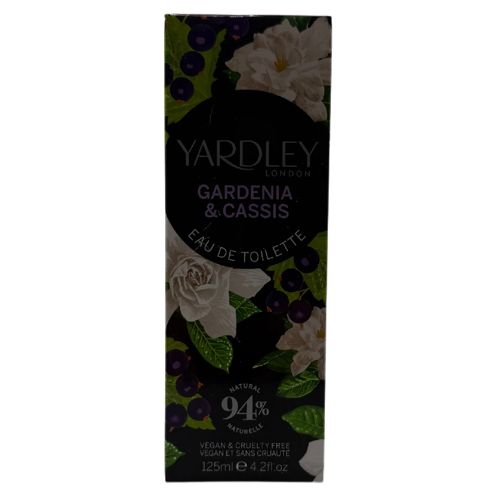 Yardley Gardenia and Cassis Eau De Toilette Women Perfume Spray 125ml EDT