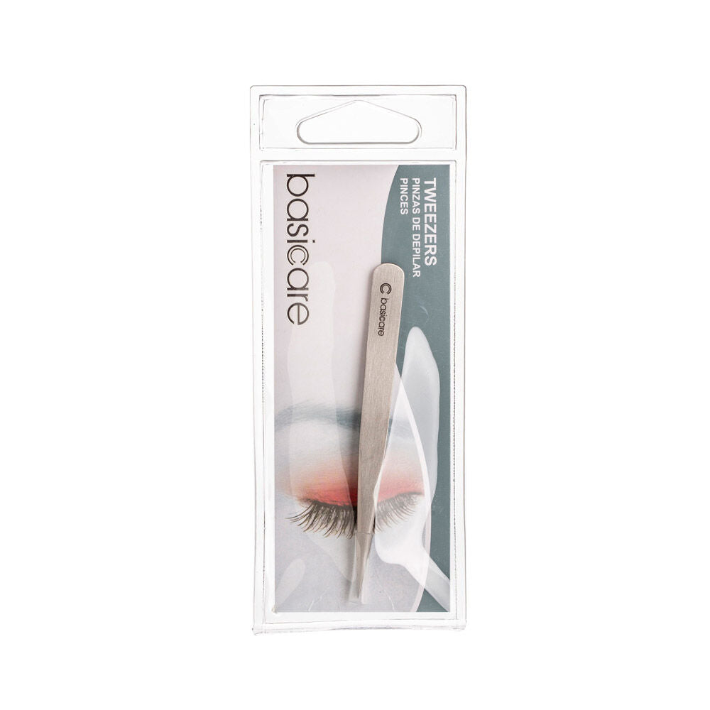 Basicare Stainless Steel Point Tip Tweezers Precision Hair Removal Tool