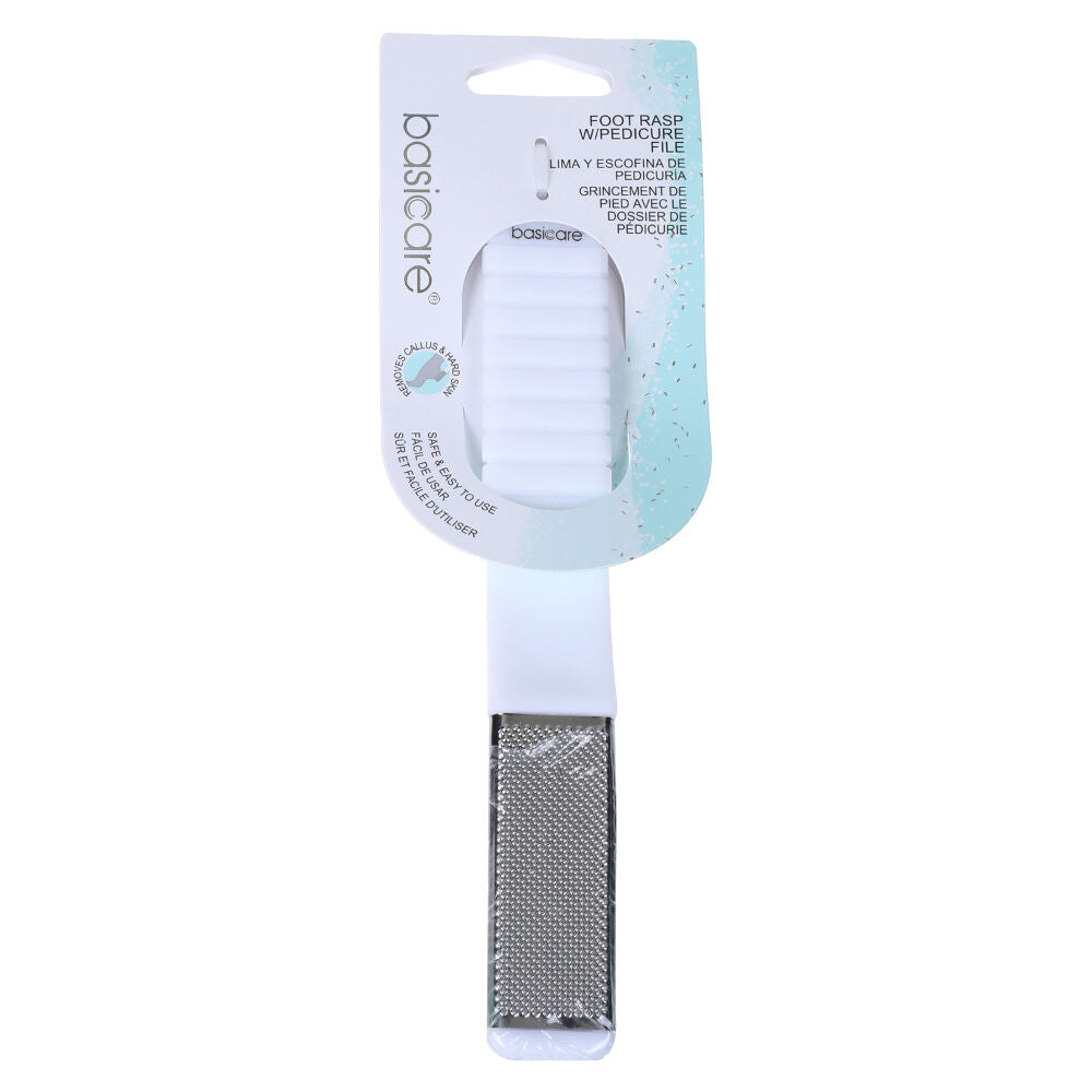 Basicare Foot Rasp and Pedicure File Tool for Removing Callus and Hard Skin