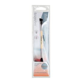 Basicare 2in1 Brow Brush 14cm Eyebrow Comb and Angled Makeup Tool