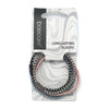 Basicare Long Elastic Hair Ties Pack of 4 Strong Durable Hair Bands