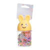 Basicare Pastel Elastic Hair Bands 260 Pack Small Snag Free Styling