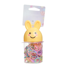Basicare Pastel Elastic Hair Bands 260 Pack Small Snag Free Styling