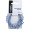 Basicare Elastic Hair Bands Long Lasting 3pk Frilled