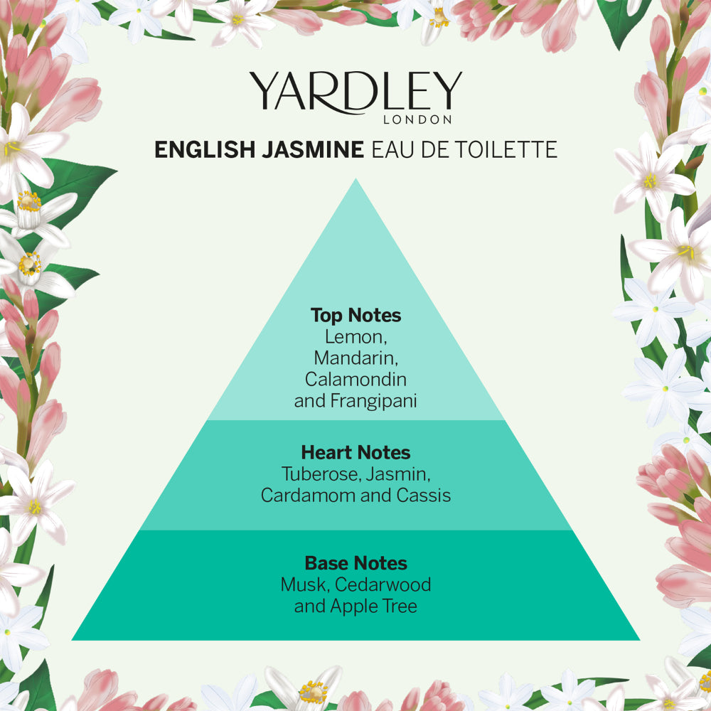 Yardley English Jasmine Eau De Toilette EDT 125ml