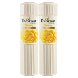 Enchanteur Charming Perfumed Talc 50g Soft Silky Smooth Fragrant Powder x 2