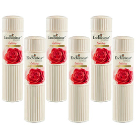 Enchanteur Enticing Perfumed Talc 50g x 6 Pack Soft Silky Floral Body Powder