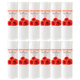 Enchanteur Enticing Perfumed Talc 100g x 12 Pack Value Bundle Body Powder