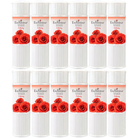 Enchanteur Enticing Perfumed Talc 200g x 12 Pack Silky Smooth Body Powder