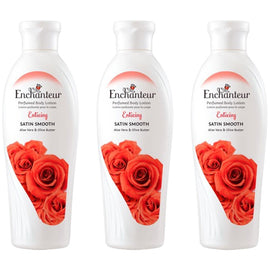 Enchanteur Enticing Perfumed Body Lotion 200ml x 3 Pack Hydrating Bundle
