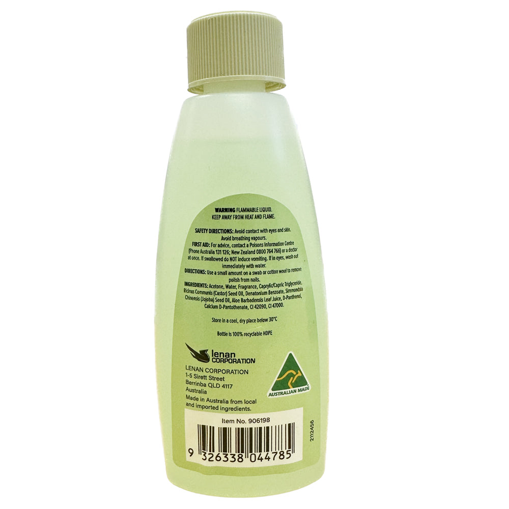 Beauty & Me Nail Polish Remover 125ml Acetone Natural Nails Only Australia
