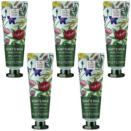 Australian Goats Milk Wild Flower Hand Cream 30ml x 5 Moisturising Set