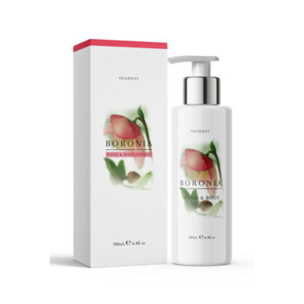 Sharday Boronia Hand and Body Moisturising Lotion 200ml Australian Floral Care