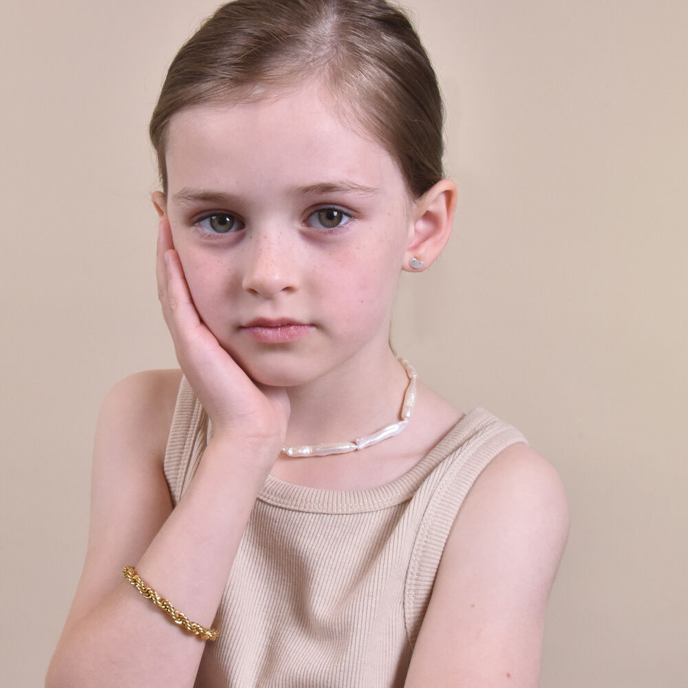 Culturesse Belina Twisted Gold Bracelet