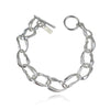Culturesse Vairea Artsian Sculptured Link Chain Bracelet
