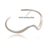 Culturesse Elyse Artisan Silver Solid Bangle