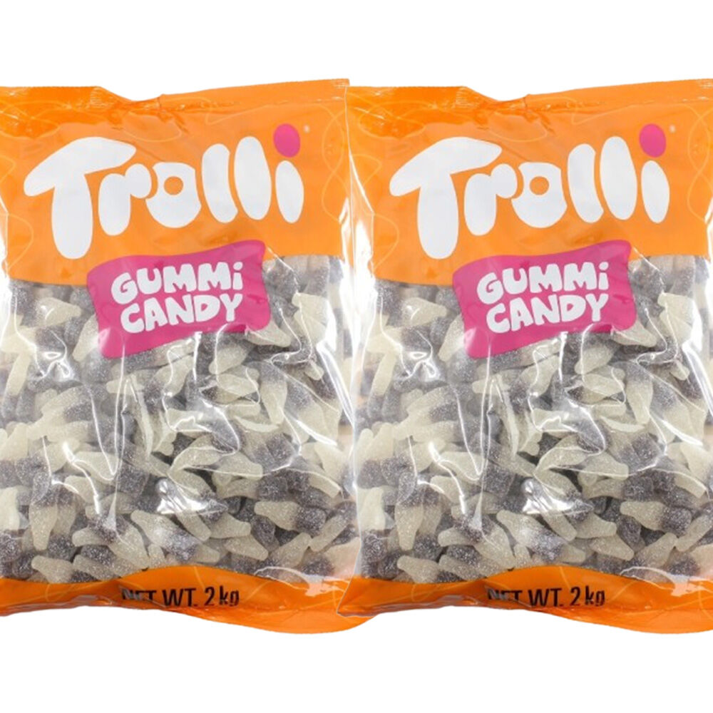 Trolli Sour Cola Bottles Candy Lollies Sweets Bulk Pack 2x 2kg Value Pack