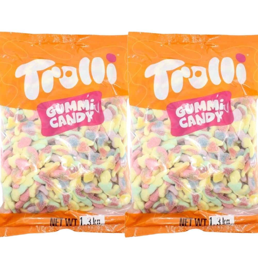 Trolli Sour Lizards Candy Lollies Sweets Bulk Pack 2x 1.3kg Value Pack