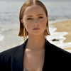 Culturesse McKenna 24K Bowl Chain Earrings (Imperfect)