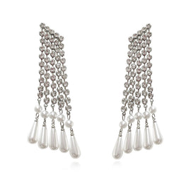 Culturesse Laurell Diamante Splash Earrings