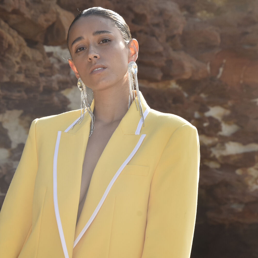 Culturesse Isolde Diamante Tassel Drop Earrings