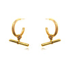 Culturesse Dionne Modern Muse Bar Drop Earrings